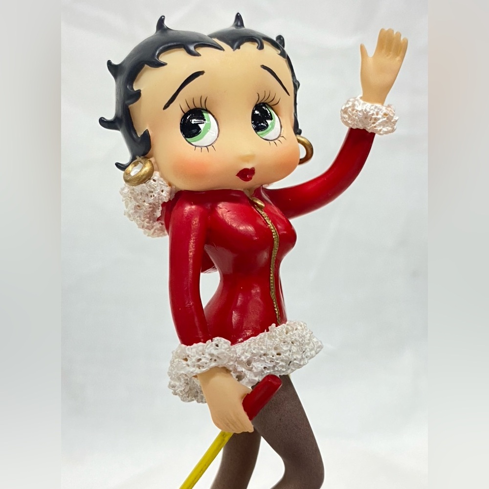 Vintage Betty Boop Skier Winter Figurine